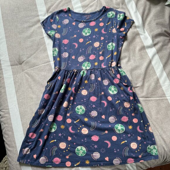 Cat & Jack Other - Cat & Jack Girls Galaxy Print Dress Sz XL